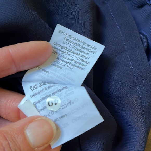 Madewell Blue Velvet Button Down Tank - Picture 8 of 9